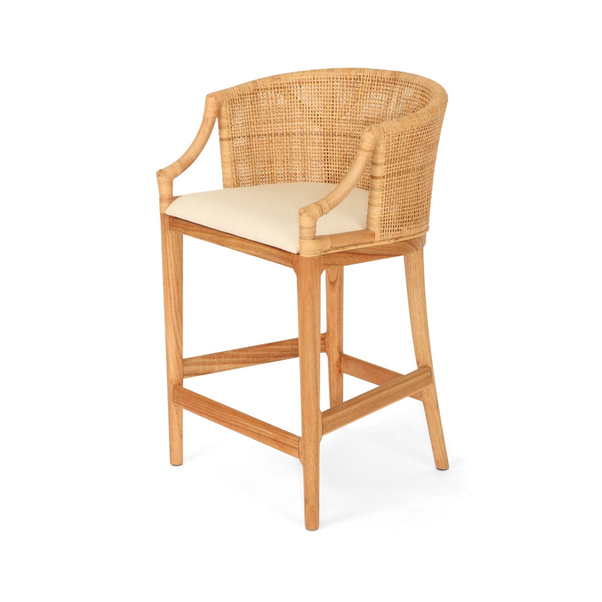 Kingston Counter Stool Natural, W 53cm x D 56cm x H 90cm (RRP $649) - Image 8