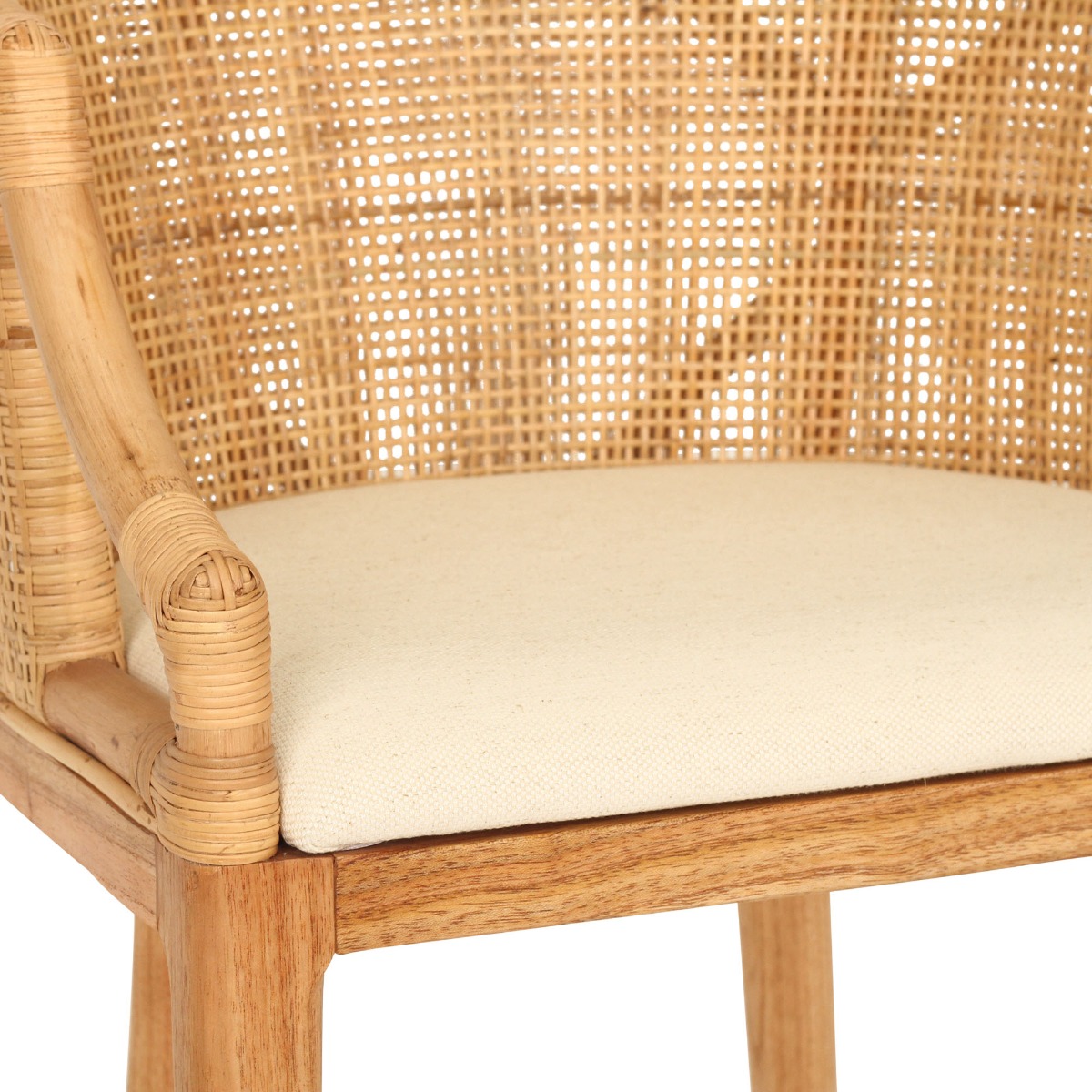Kingston Counter Stool Natural, W 53cm x D 56cm x H 90cm (RRP $649) - Image 4