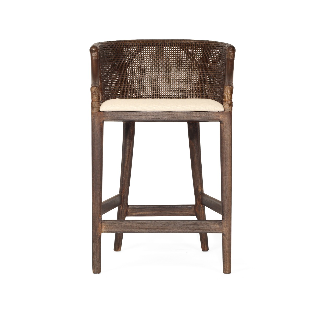 Kingston Counter Stool Dark Brown, W 53cm x D 56cm x H 90cm (RRP $649) - Image 10