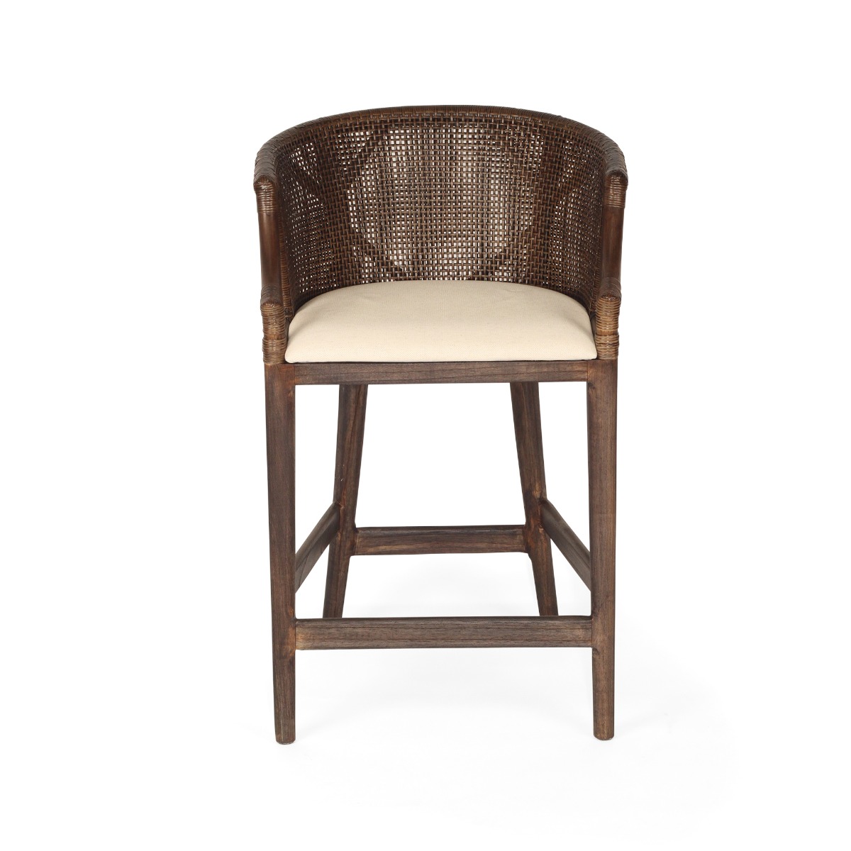 Kingston Counter Stool Dark Brown, W 53cm x D 56cm x H 90cm (RRP $649) - Image 9