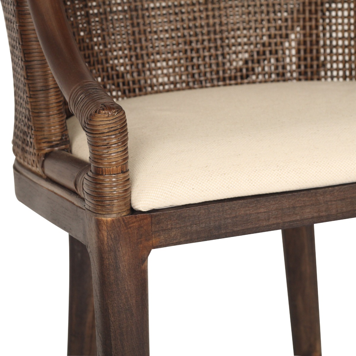 Kingston Counter Stool Dark Brown, W 53cm x D 56cm x H 90cm (RRP $649) - Image 5