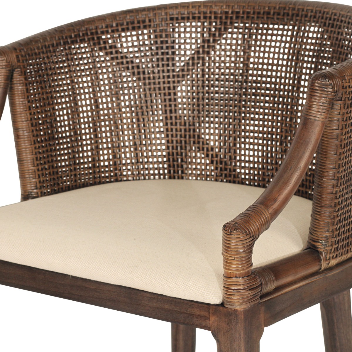 Kingston Counter Stool Dark Brown, W 53cm x D 56cm x H 90cm (RRP $649) - Image 3