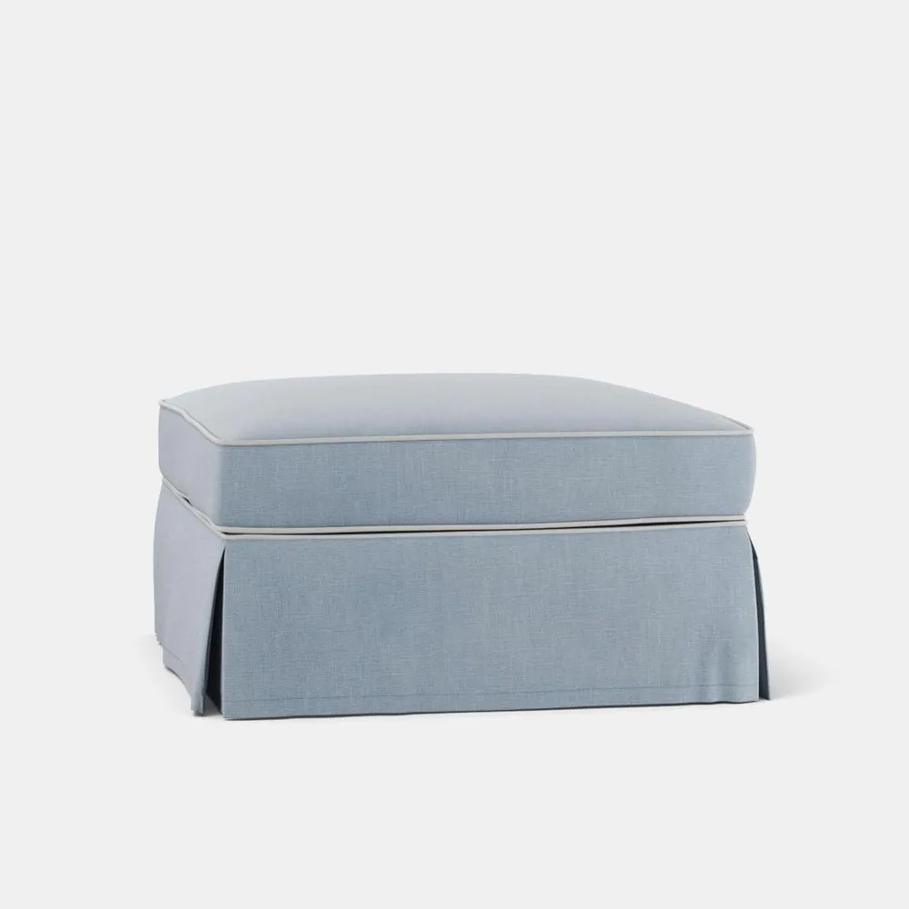 Noosa Hamptons Ottoman Beach, D 83cm W 83cm H 45cm (RRP $799) - Image 4