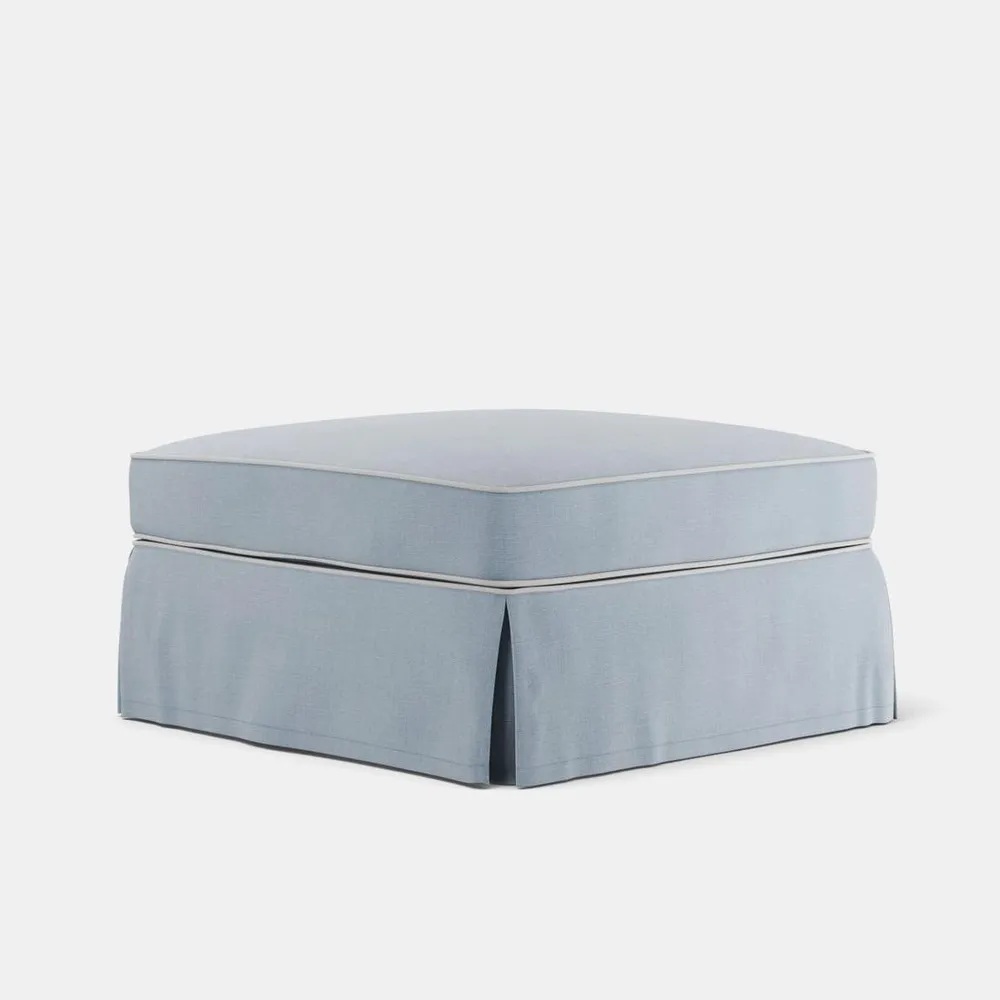 Noosa Hamptons Ottoman Beach, D 83cm W 83cm H 45cm (RRP $799) - Image 2