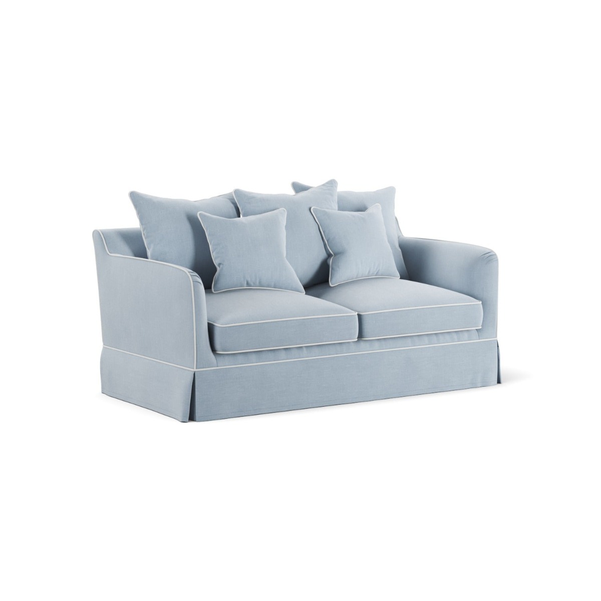 Noosa Hamptons 2 Seat Sofa Beach, W 170cm D 91cm H 80cm (RRP $2279) - Image 3