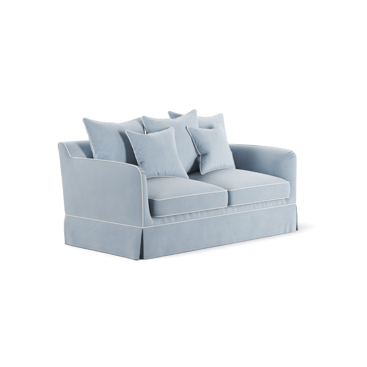 Noosa Hamptons 2 Seat Sofa Beach, W 170cm D 91cm H 80cm (RRP $2279) - Image 4