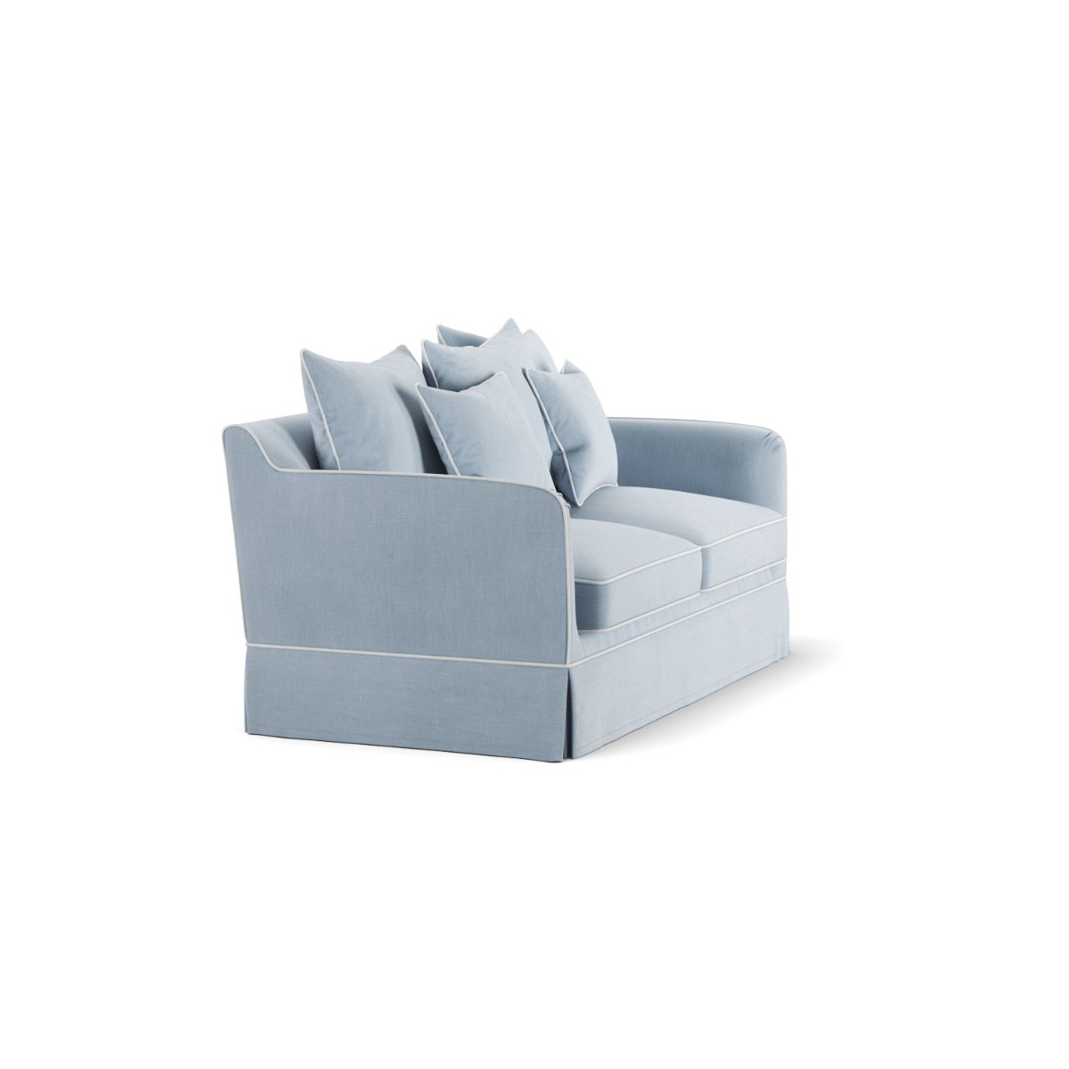 Noosa Hamptons 2 Seat Sofa Beach, W 170cm D 91cm H 80cm (RRP $2279) - Image 5