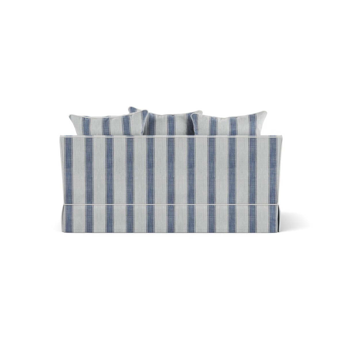 Noosa Hamptons 2 Seat Sofa Blue Sky Stripe, W 170cm D 91cm H 80cm (RRP $2279) - Image 8