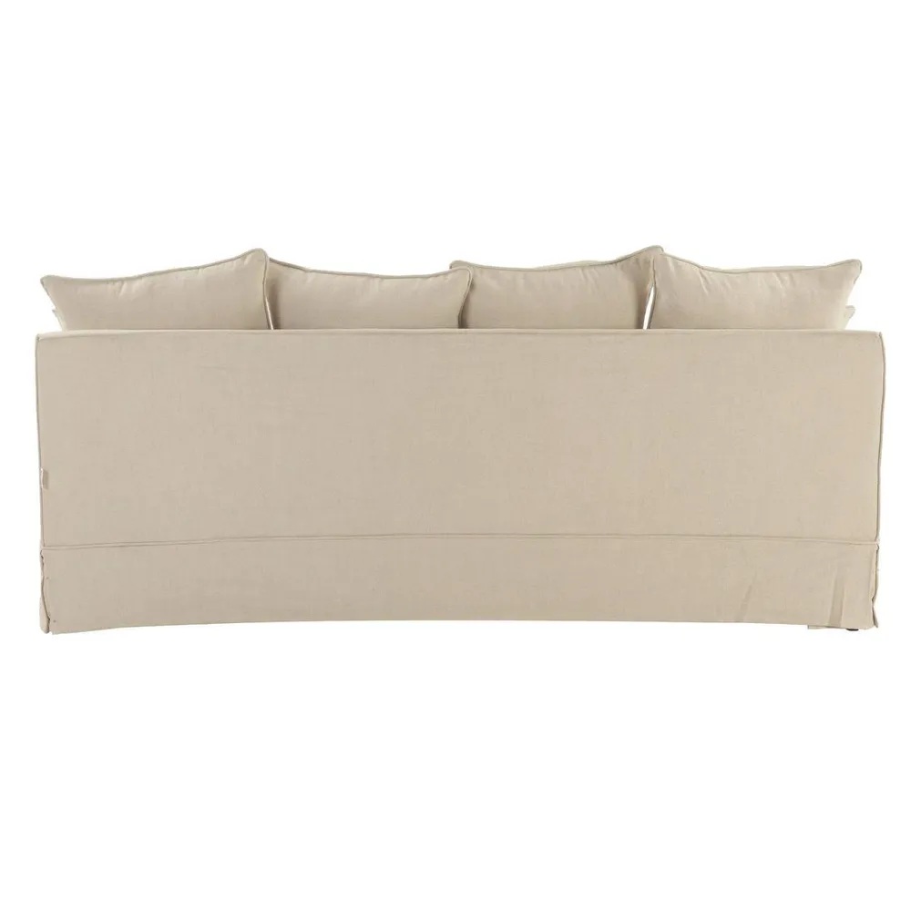 Noosa Hamptons 3 Seat Sofa Beige, W 221cm D 91cm H 80cm (RRP $3299) - Image 3