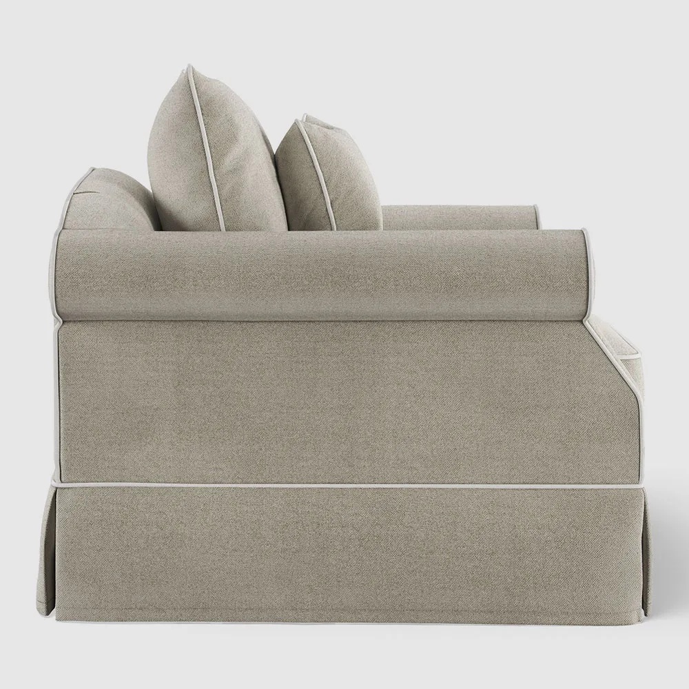 Avalon Hamptons Armchair Natural, W 109cm D 96cm H 81cm (RRP $1899) - Image 3