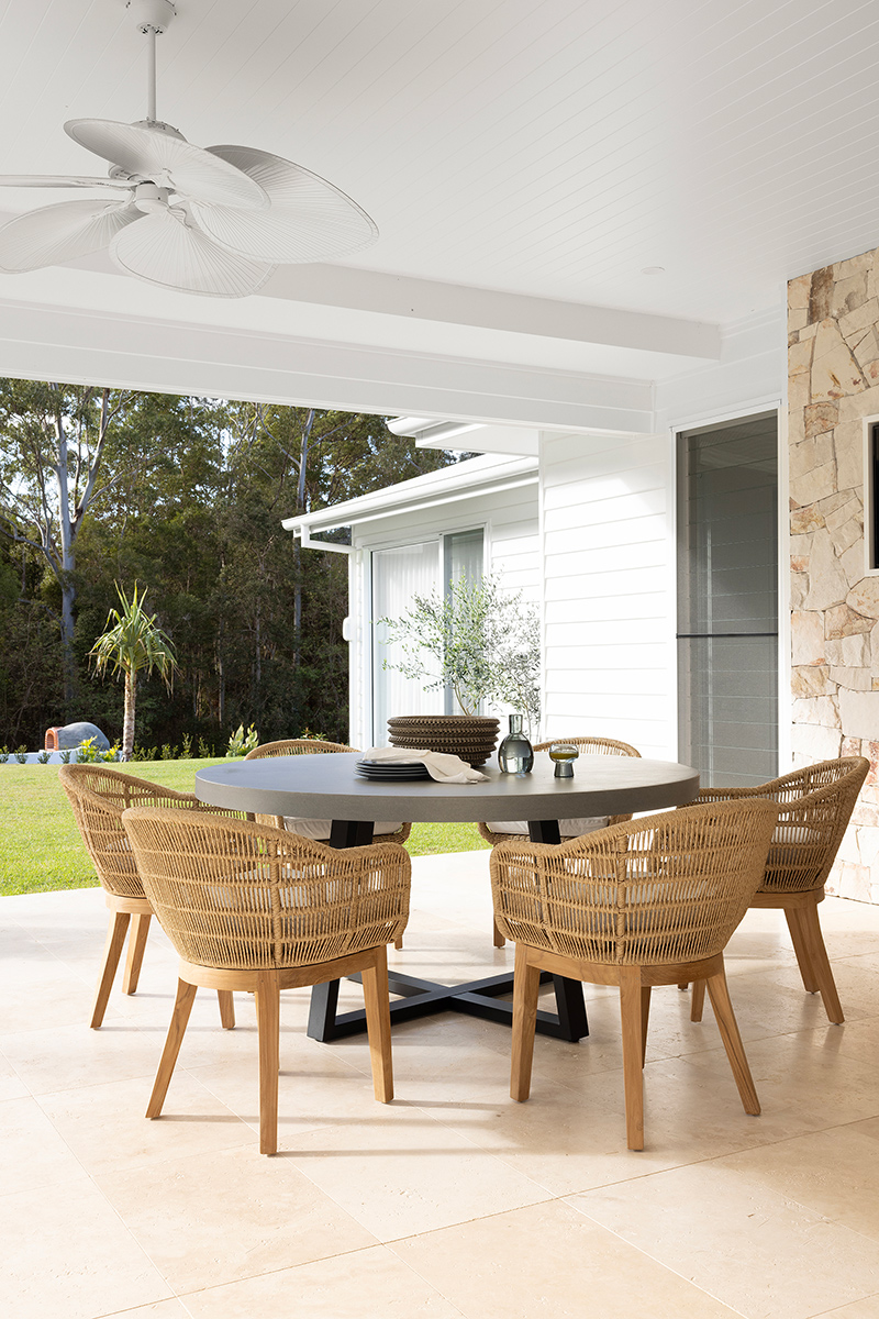 Koa Arm Chair Natural, Width 61cm x Depth 62cm x Height 81cm - Image 9