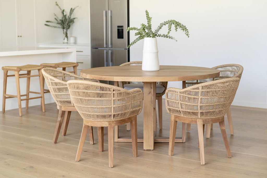 Koa Arm Chair Natural, Width 61cm x Depth 62cm x Height 81cm - Image 5