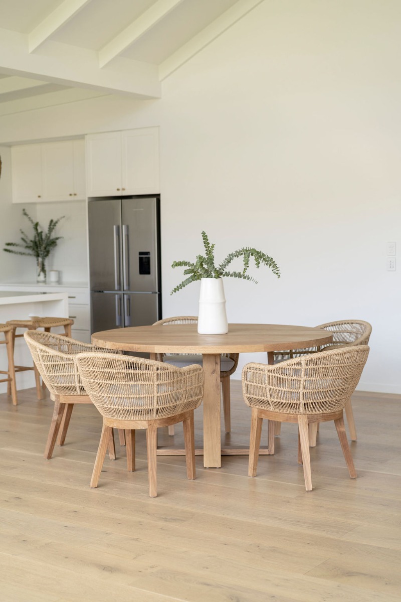 Koa Arm Chair Natural, Width 61cm x Depth 62cm x Height 81cm - Image 10