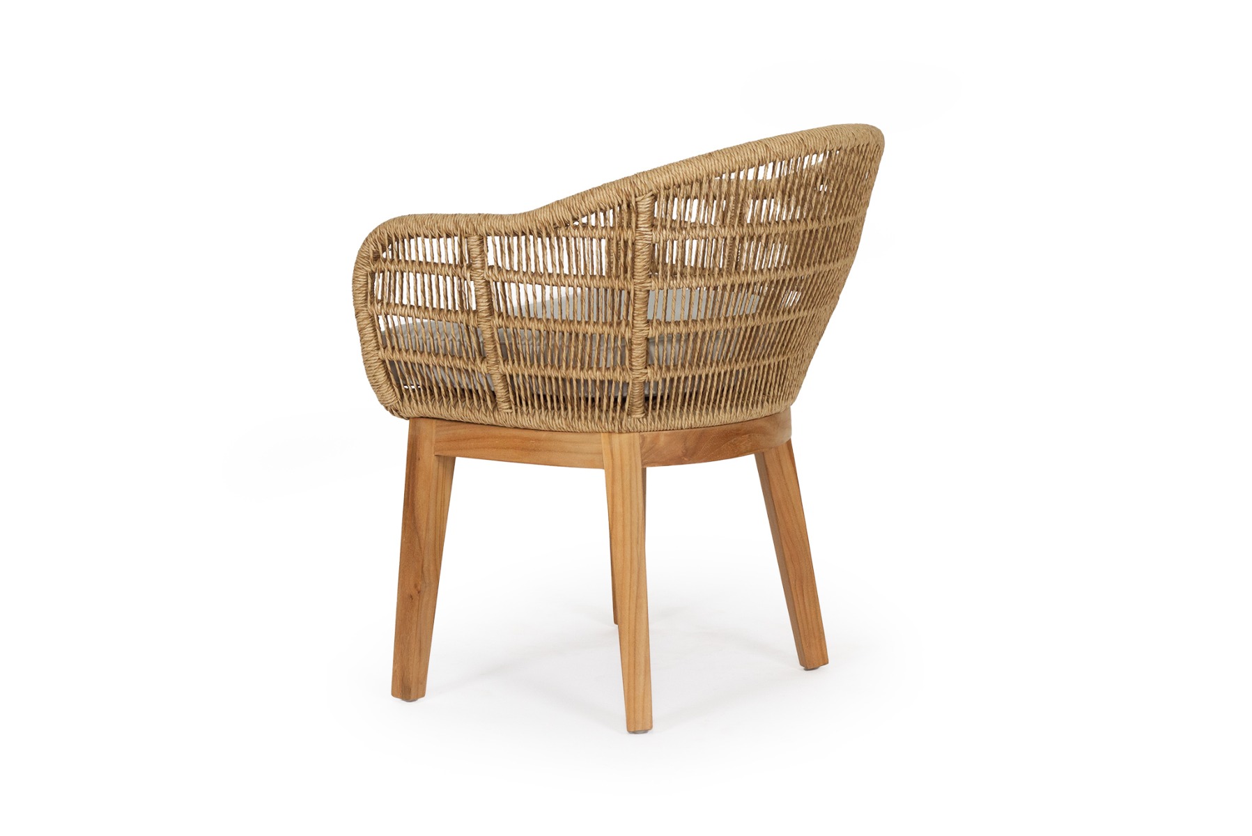 Koa Arm Chair Natural, Width 61cm x Depth 62cm x Height 81cm - Image 15