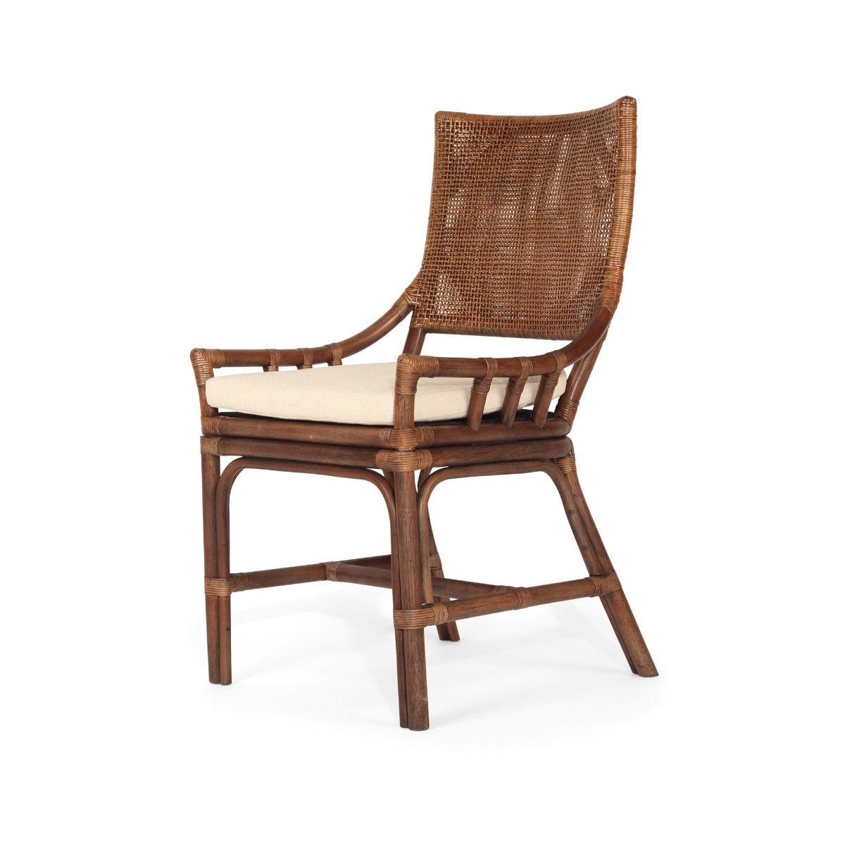 Kora Dining Chair Dark Wash, W 56cm × D 55cm × H 96cm (RRP $499) - Image 2