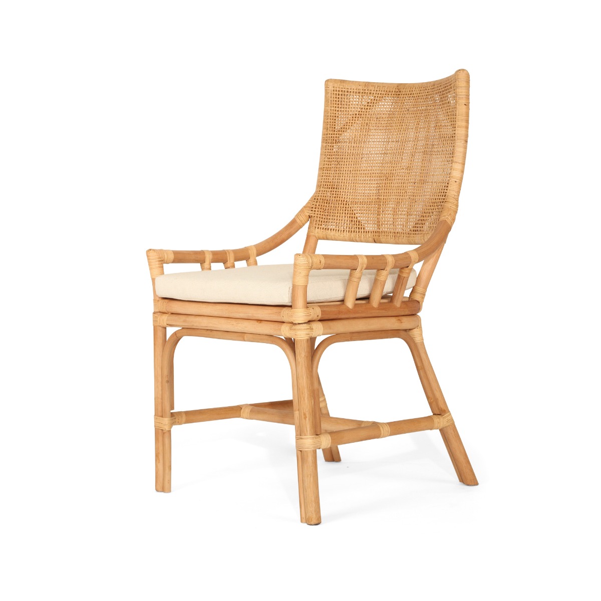 Kora Dining Chair Natural, W 56cm × D 55cm × H 96cm (RRP $499) - Image 10