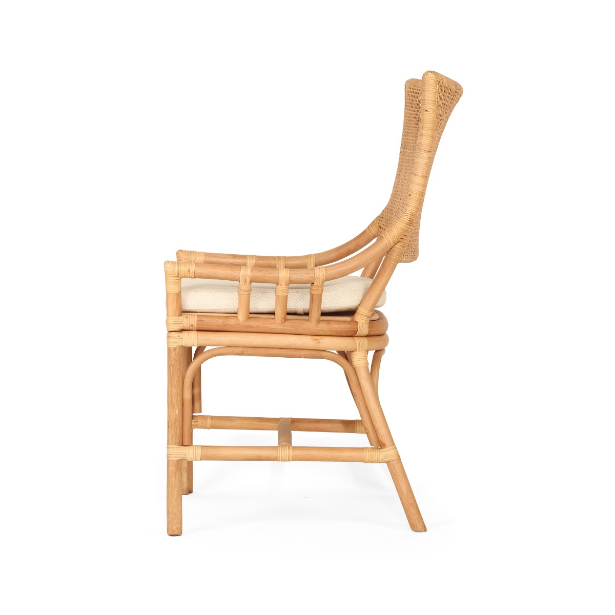 Kora Dining Chair Natural, W 56cm × D 55cm × H 96cm (RRP $499) - Image 6