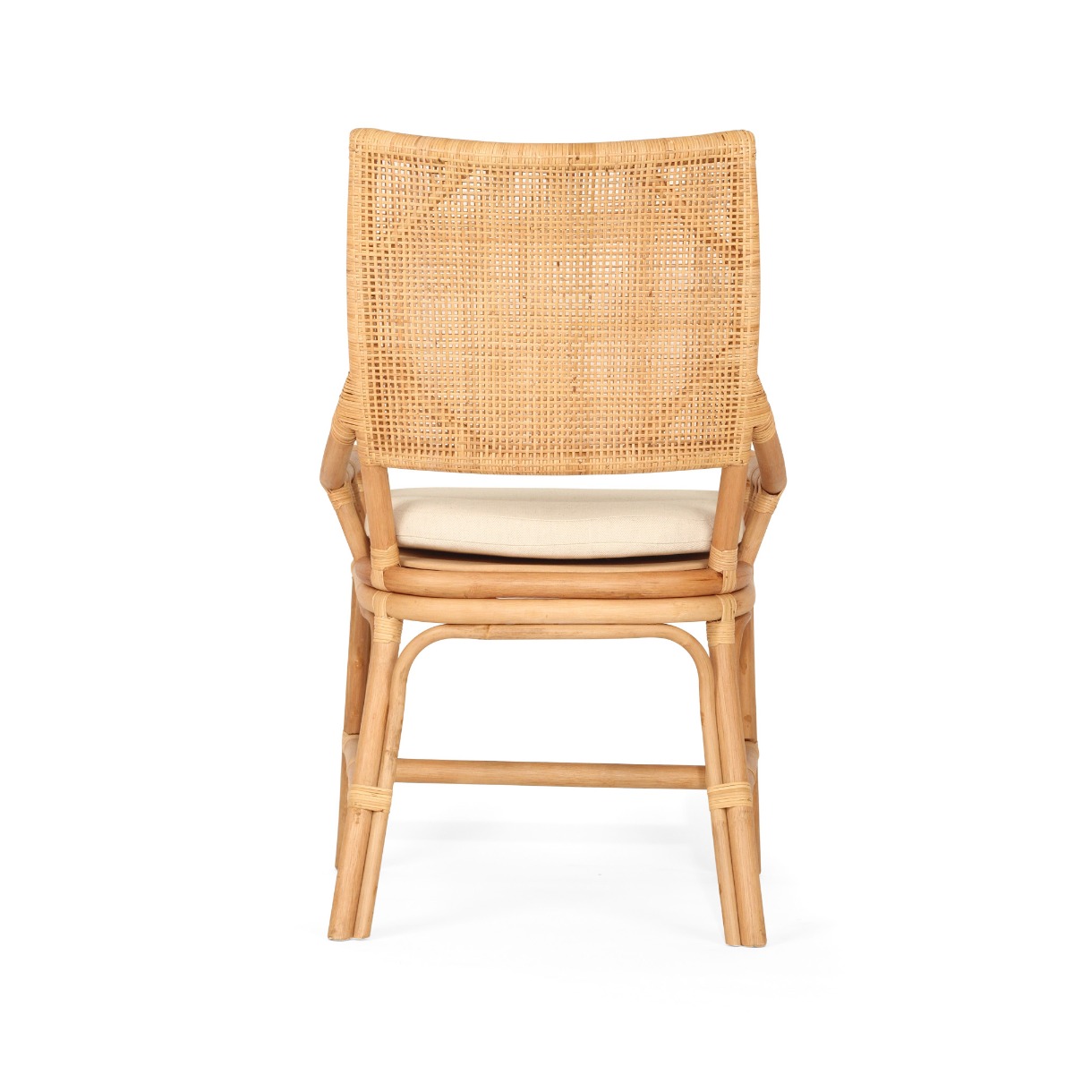 Kora Dining Chair Natural, W 56cm × D 55cm × H 96cm (RRP $499) - Image 4