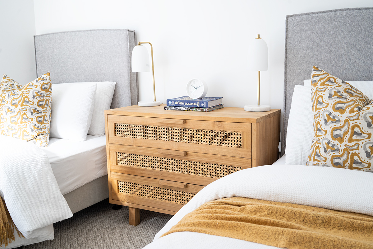 Lauren Chest Of Drawers Natural, W 100cm x D 45cm x H 77cm - Image 3