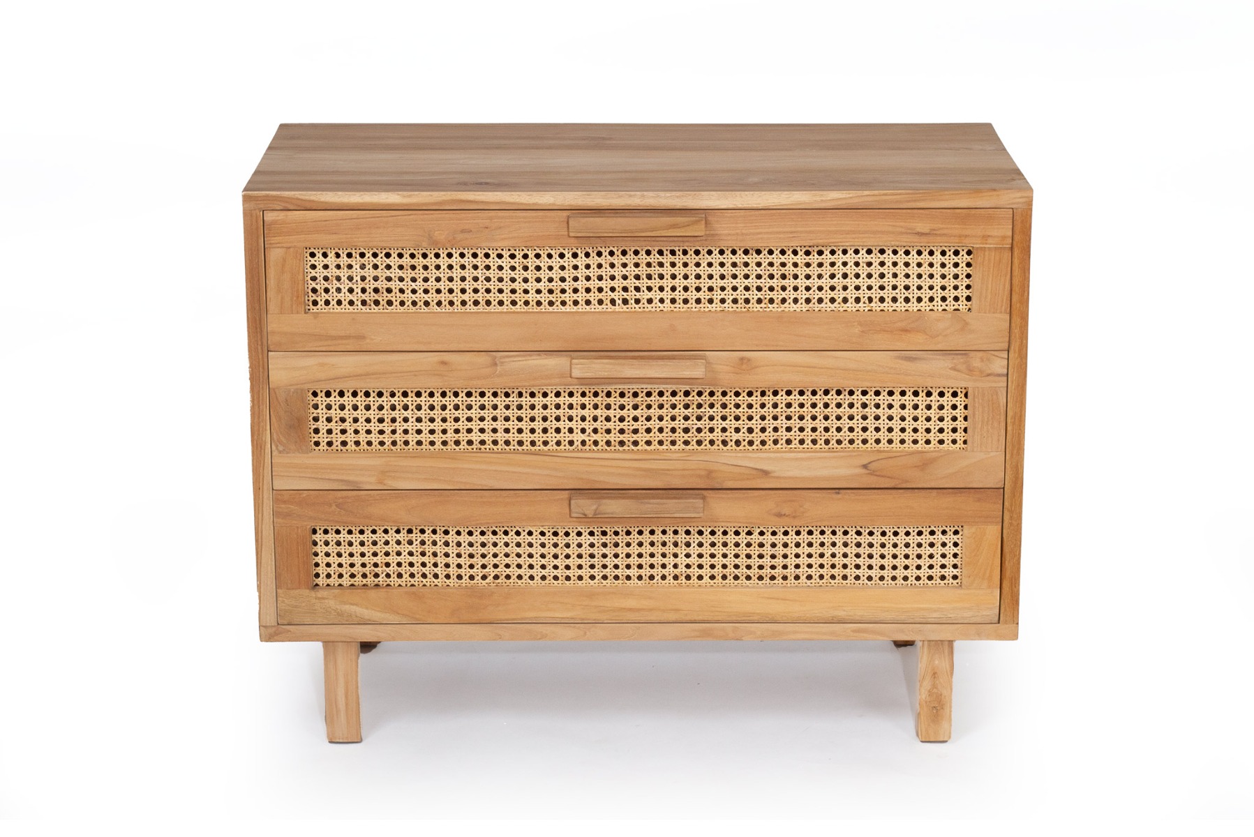 Lauren Chest Of Drawers Natural, W 100cm x D 45cm x H 77cm - Image 4