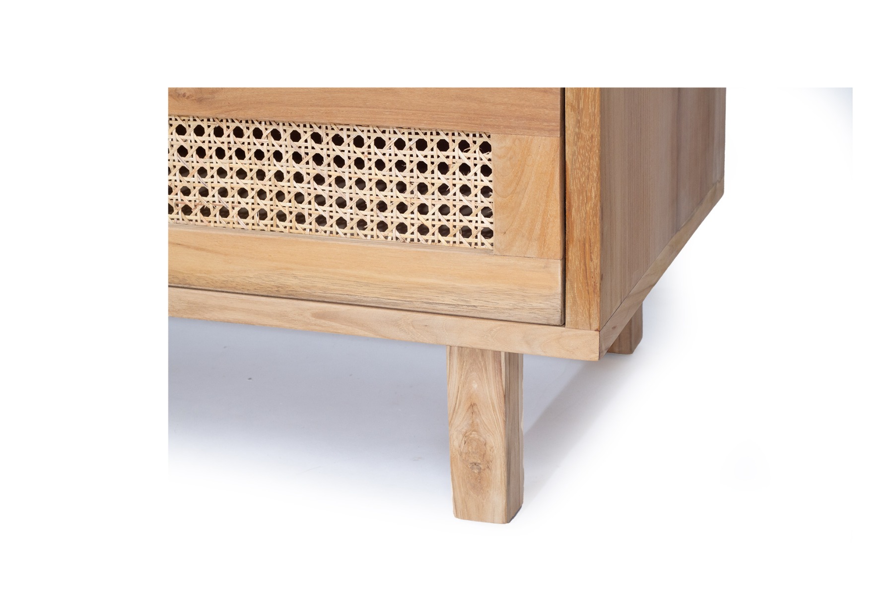 Lauren Chest Of Drawers Natural, W 100cm x D 45cm x H 77cm - Image 9
