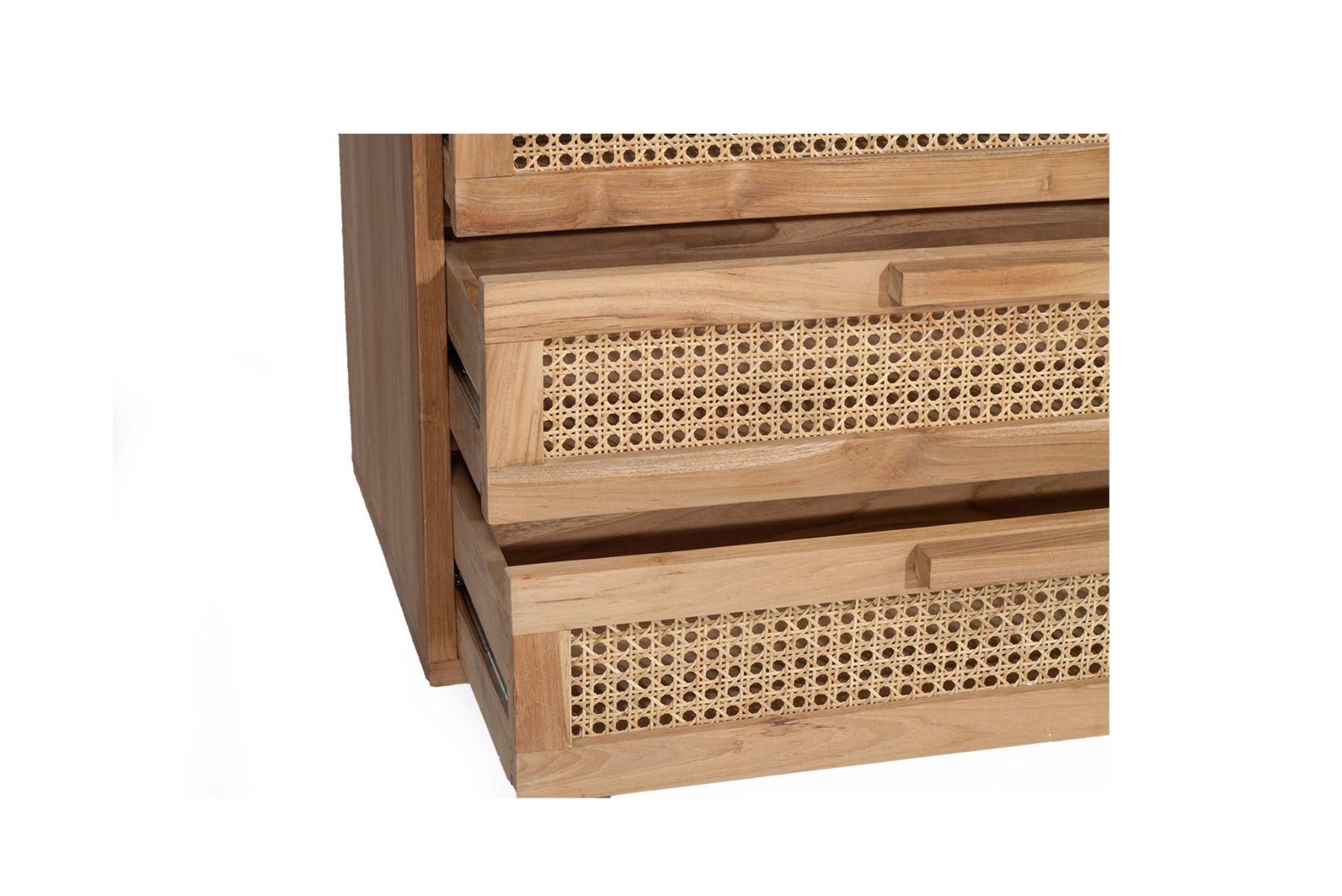Lauren Chest Of Drawers Natural, W 160cm x D 45cm x H 77cm - Image 7