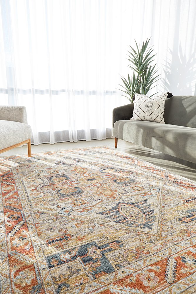 Legacy 850 Hamptons Style Indoor Rug Rust - Image 2
