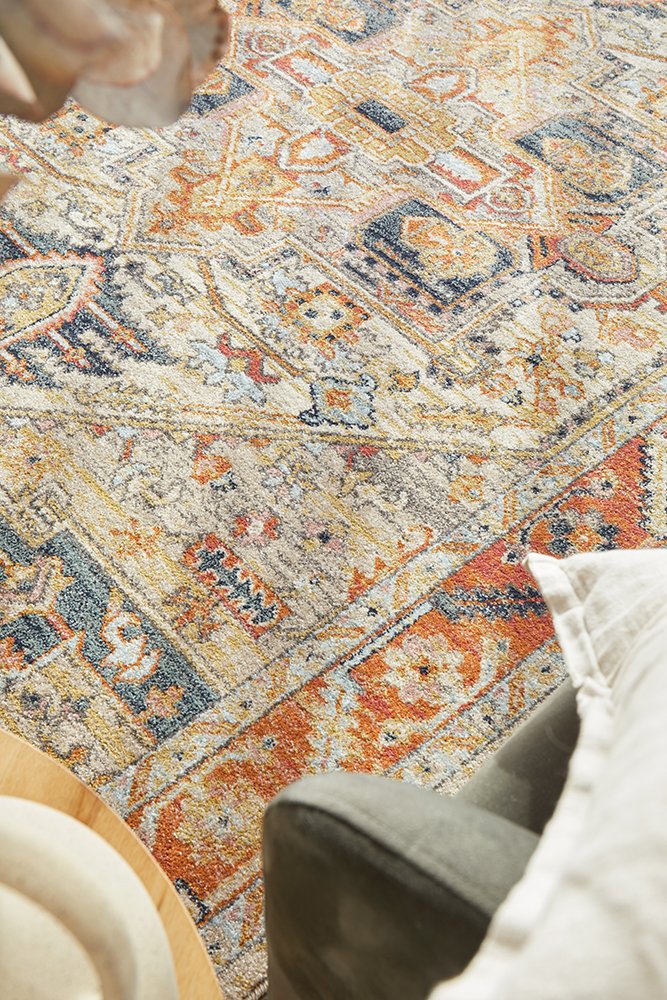 Legacy 850 Hamptons Style Indoor Rug Rust - Image 3