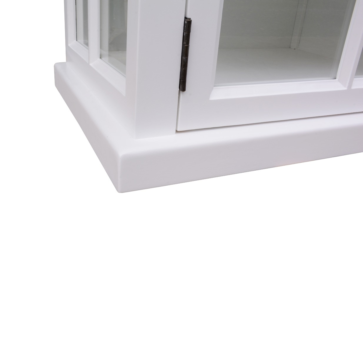 "Sommersby" Timber Large TV Entertainment Unit 2 Door White, 210cmL x 45cmD x 55cmH - Image 9