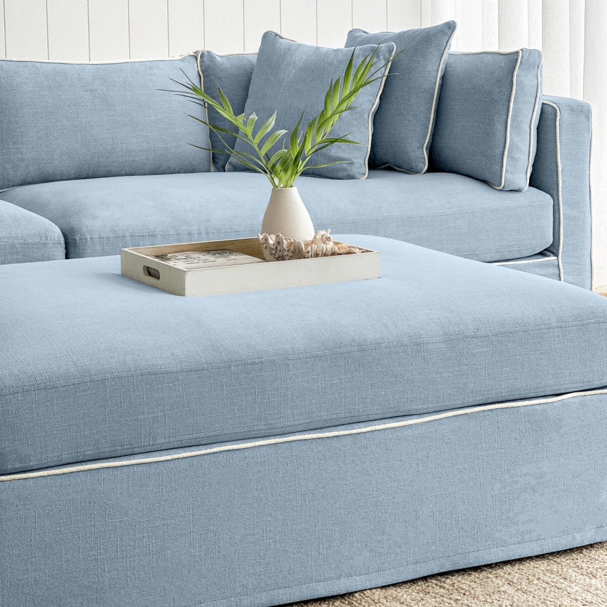 Slip Cover - Marbella Modular Sofa B Beach, W 150 D 100 H 85cm (RRP $799) - Image 13