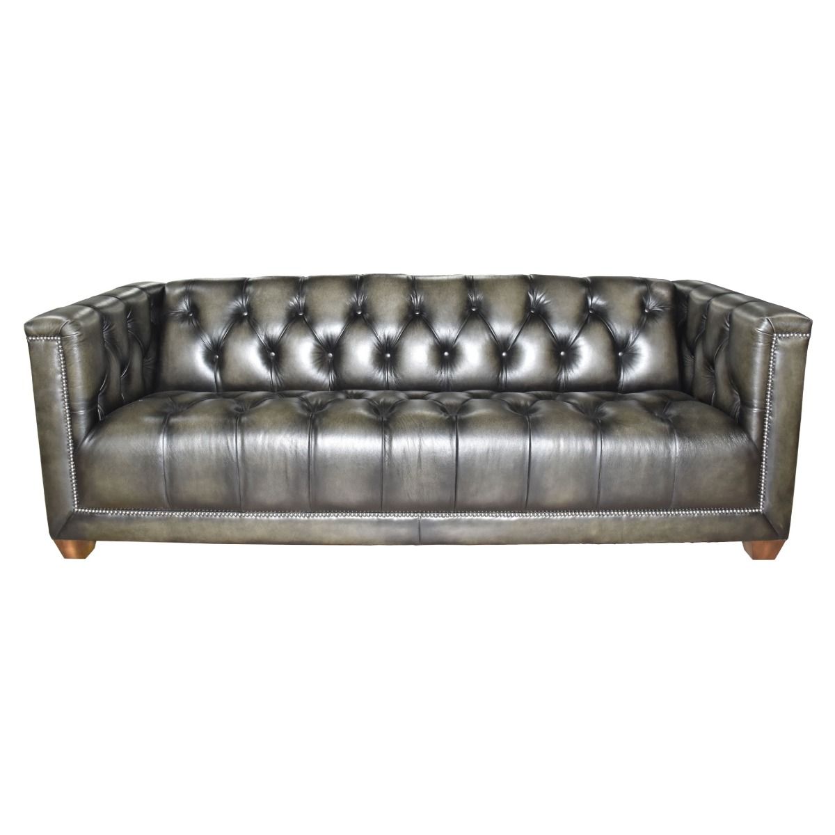 FLOORSTOCK CLEARANCE SALE "Regency" Genuine Top Grain Leather 3 Seater Lounge, Superior Comfort (RRP $3999) - Image 2