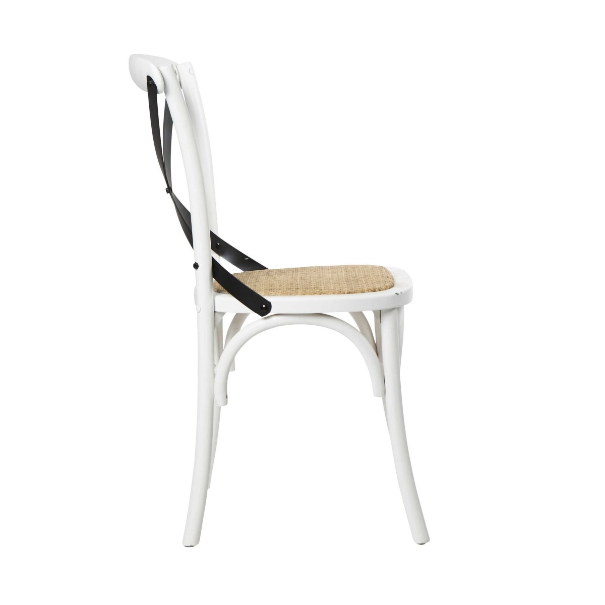 Bella Dining Chair White, W 50cm x D 54cm x H 89cm (RRP $199) - Image 2