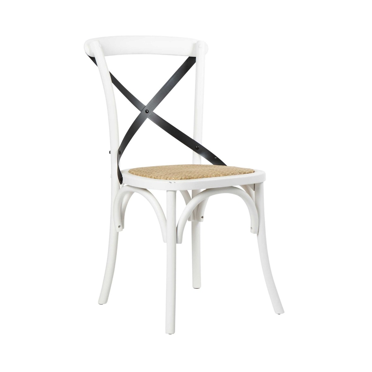 Bella Dining Chair White, W 50cm x D 54cm x H 89cm (RRP $199) - Image 5