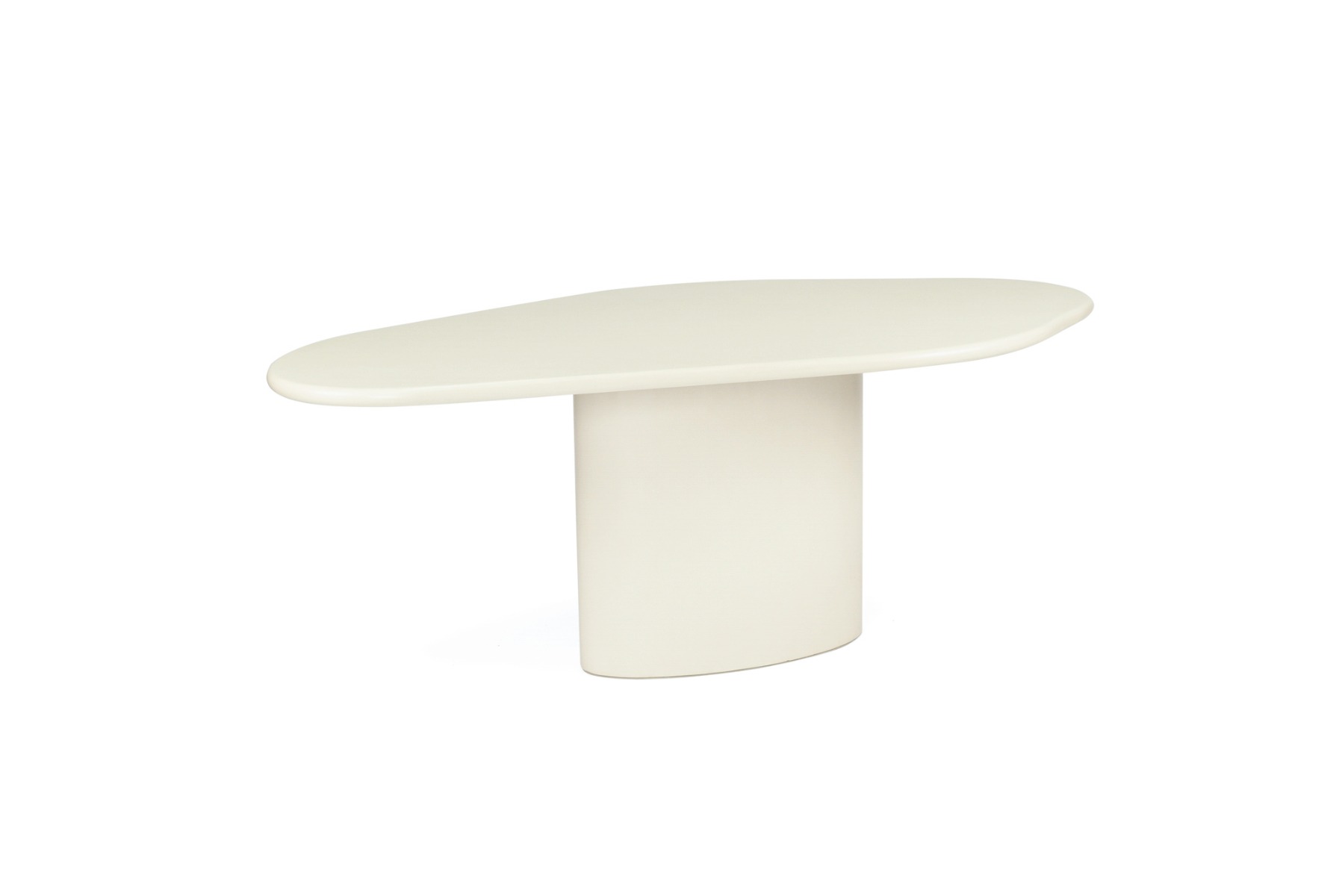 Lorenzo Organic Dining Table Ivory, W 200cm x D 120cm x H 75cm - Image 2