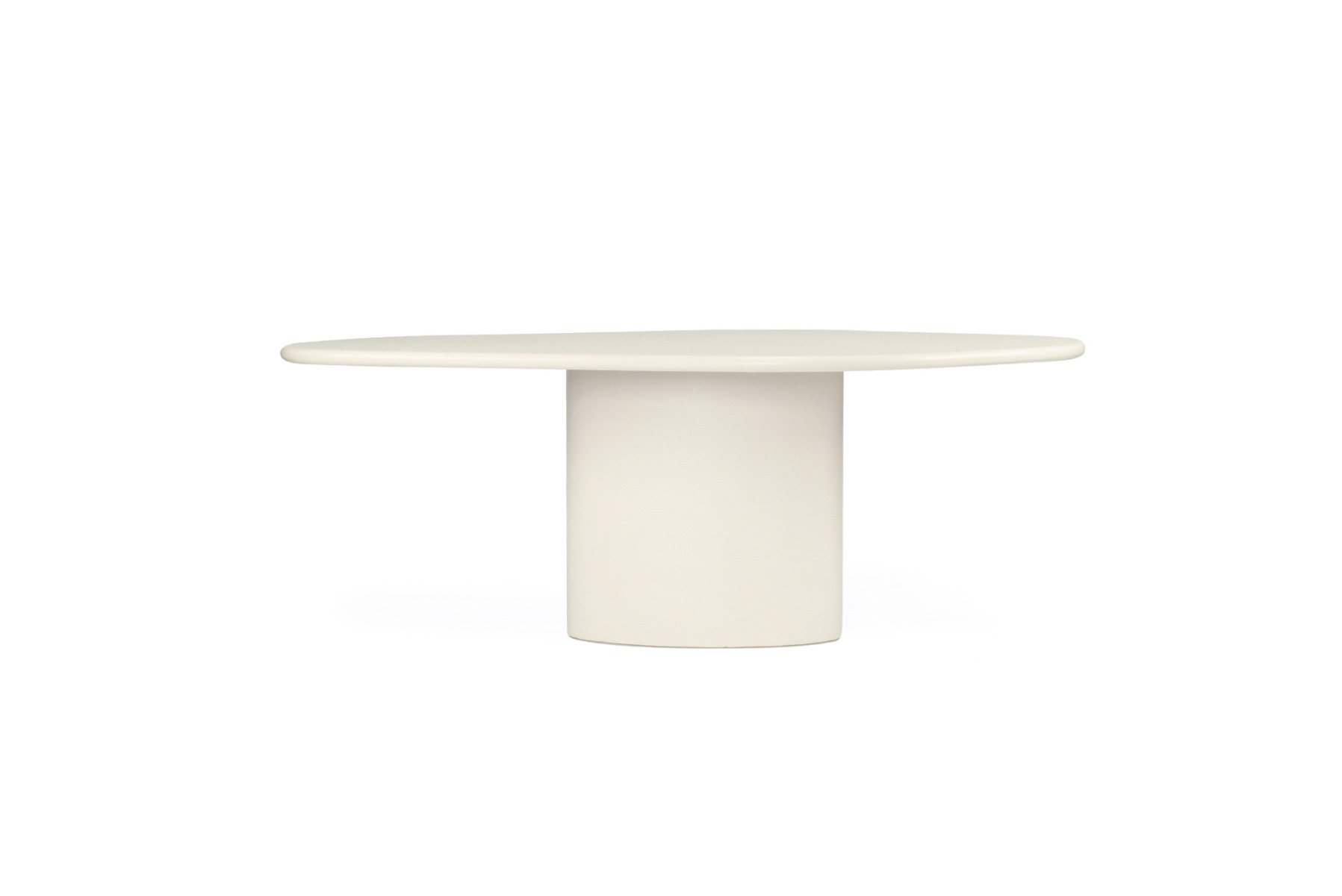 Lorenzo Organic Dining Table Ivory, W 200cm x D 120cm x H 75cm - Image 4