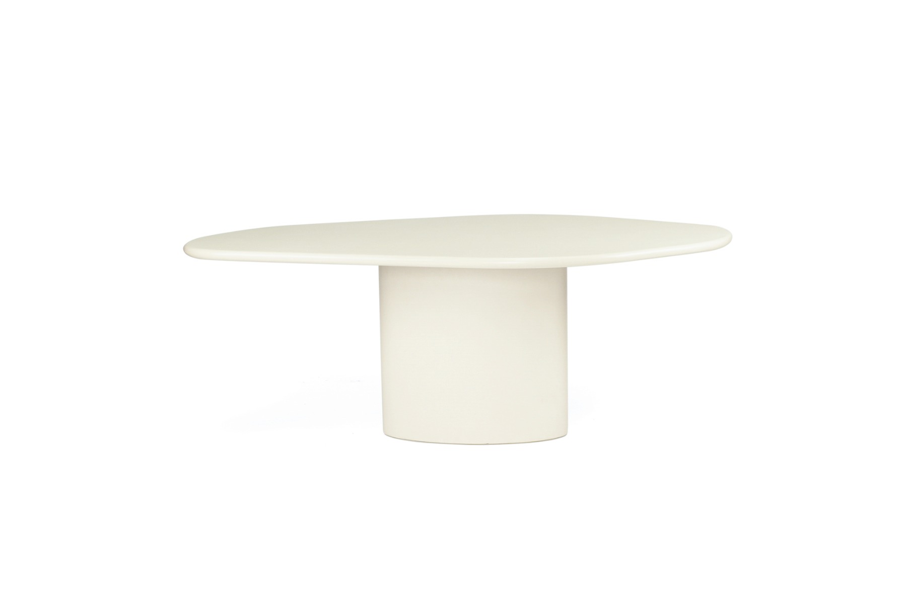 Lorenzo Organic Dining Table Ivory, W 200cm x D 120cm x H 75cm - Image 5
