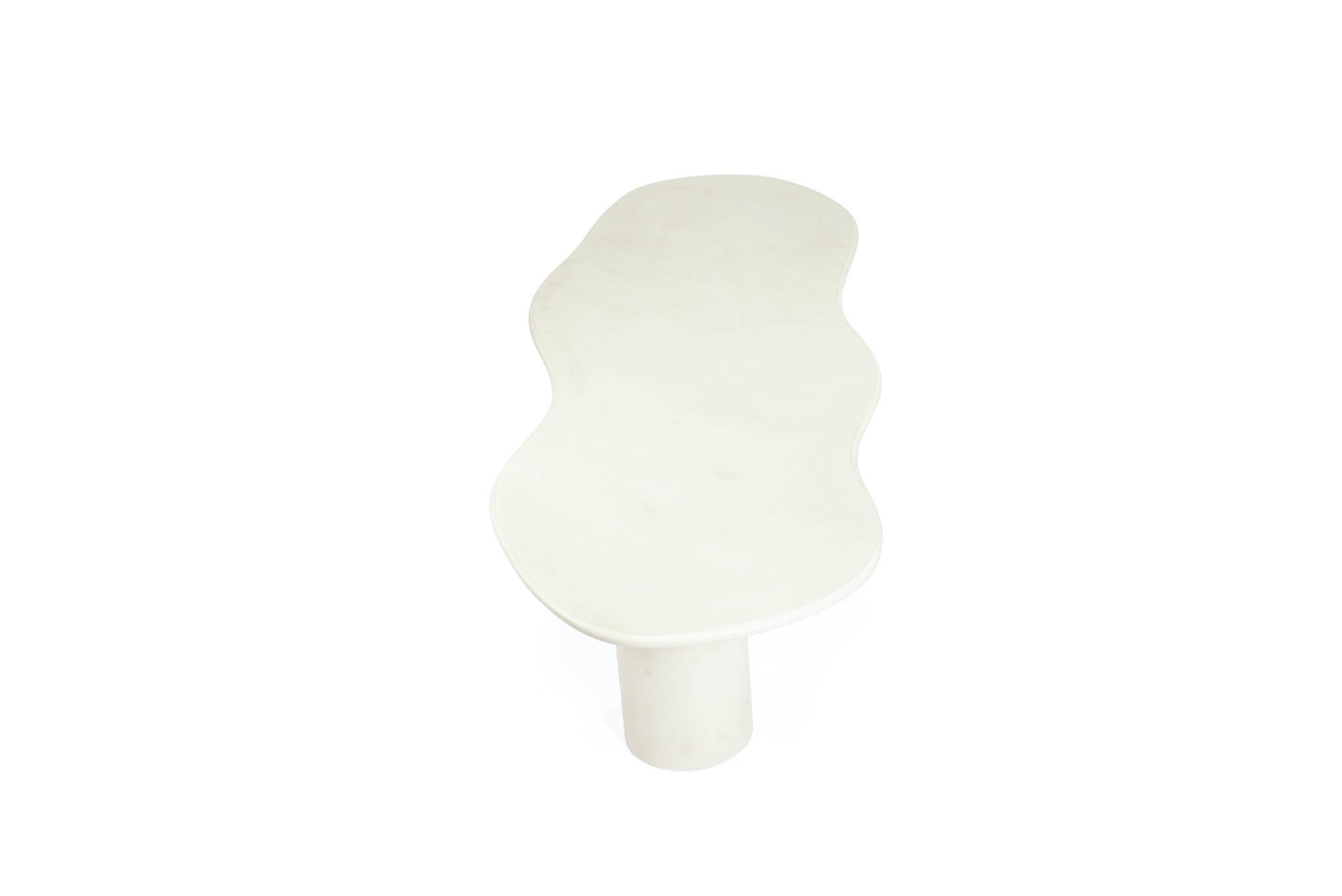 Lorenzo Organic Dining Table Ivory, W 350cm x D 128cm x H 75cm - Image 7
