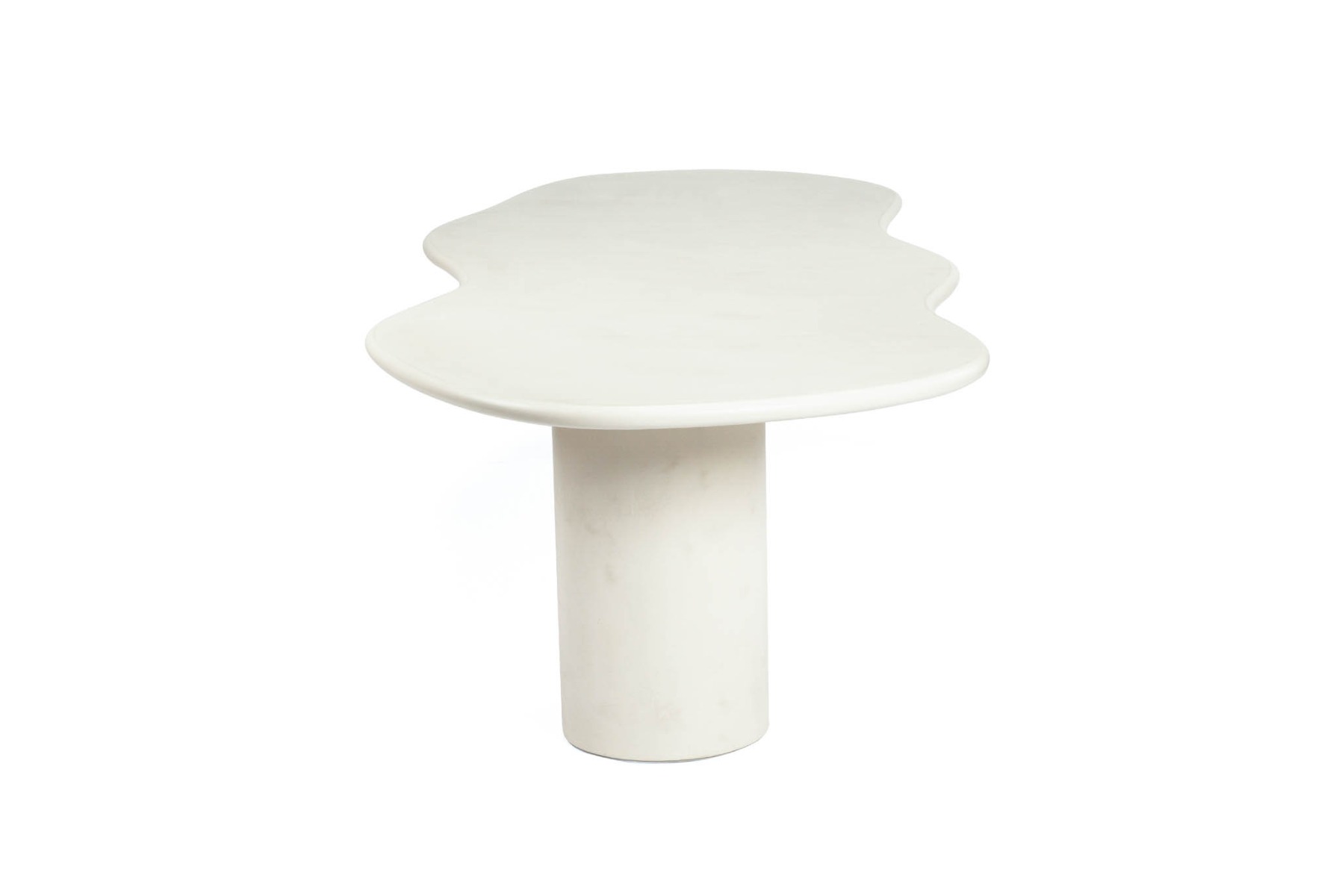 Lorenzo Organic Dining Table Ivory, W 350cm x D 128cm x H 75cm - Image 8