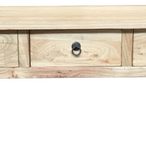 "Kingscliff" Recycled Elm Timber Coffee Table with drawers, 150cm x 75cm x 45cm (RRP $1499)