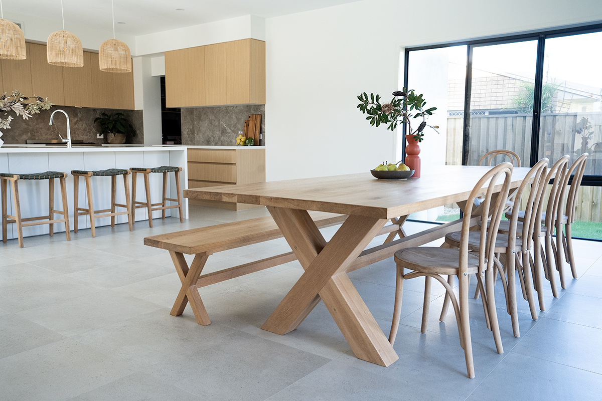 Malibu Dining Table, Width 200cm x Depth 100cm x Height 76cm - Image 9