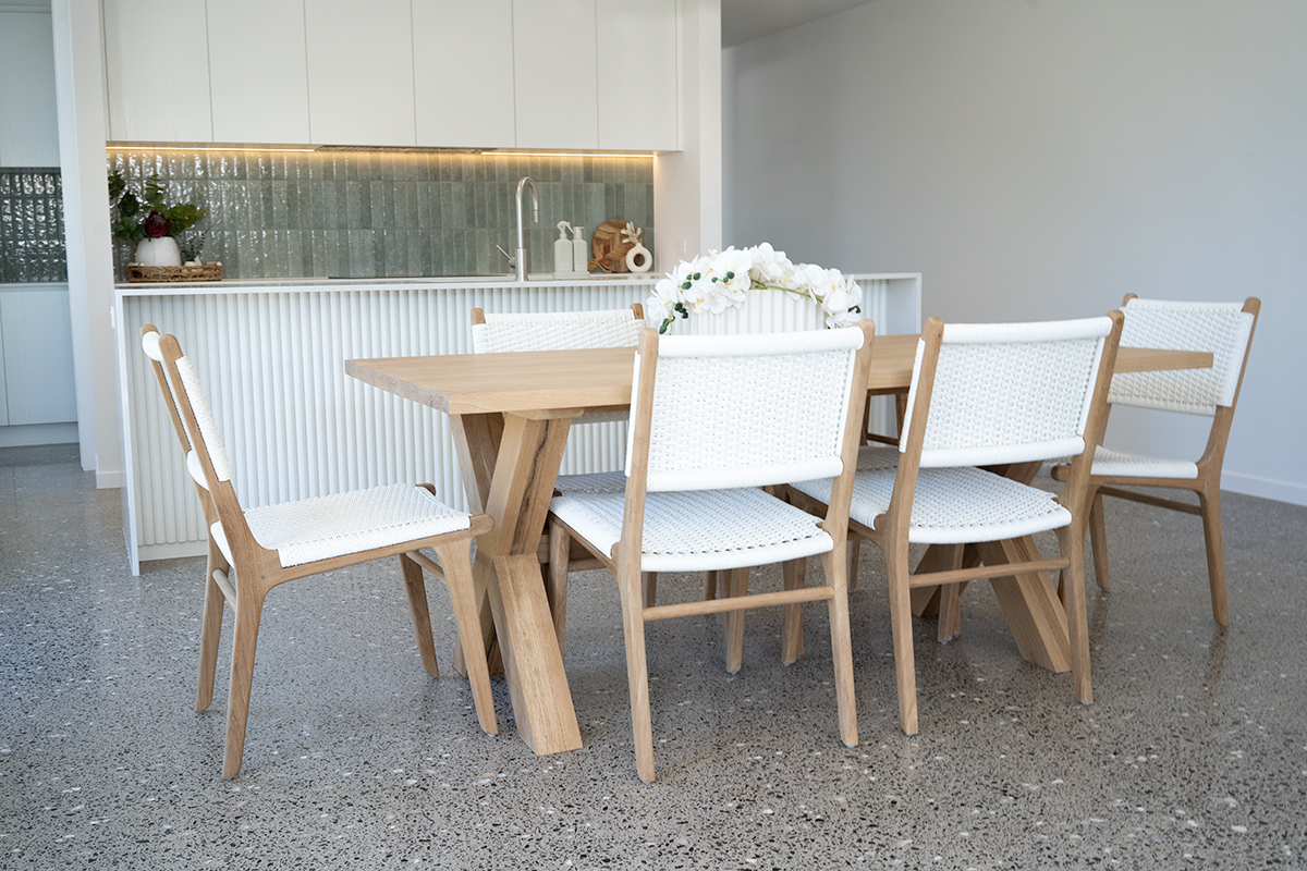 Malibu Dining Table, Width 200cm x Depth 100cm x Height 76cm - Image 11