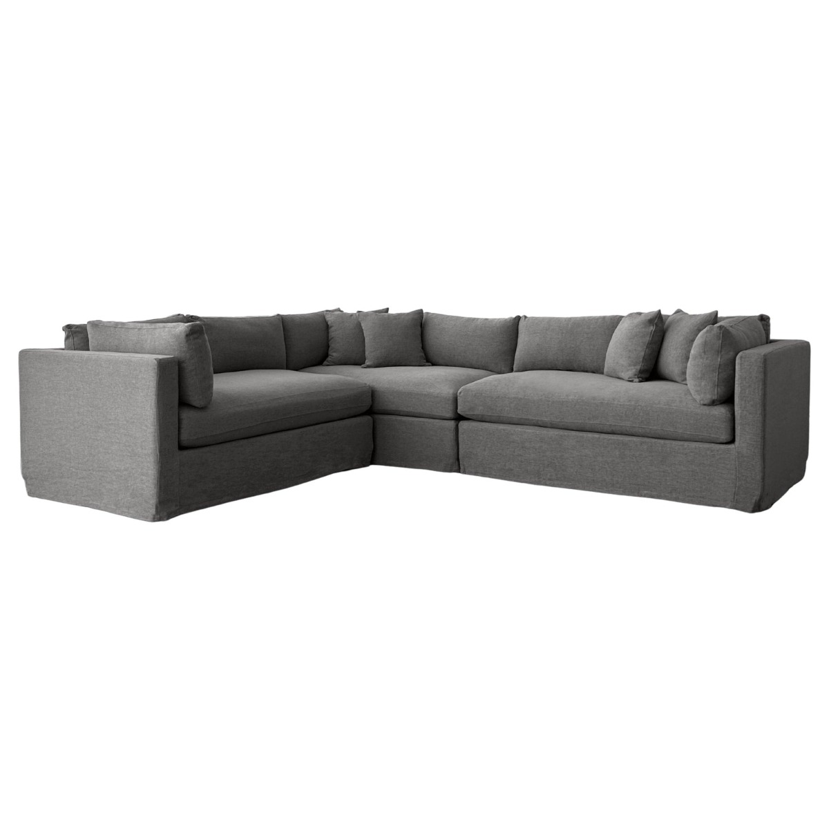 Marbella Modular Sofa Storm Right, W 300 D 250 H 85cm (RRP $6149) - Image 9