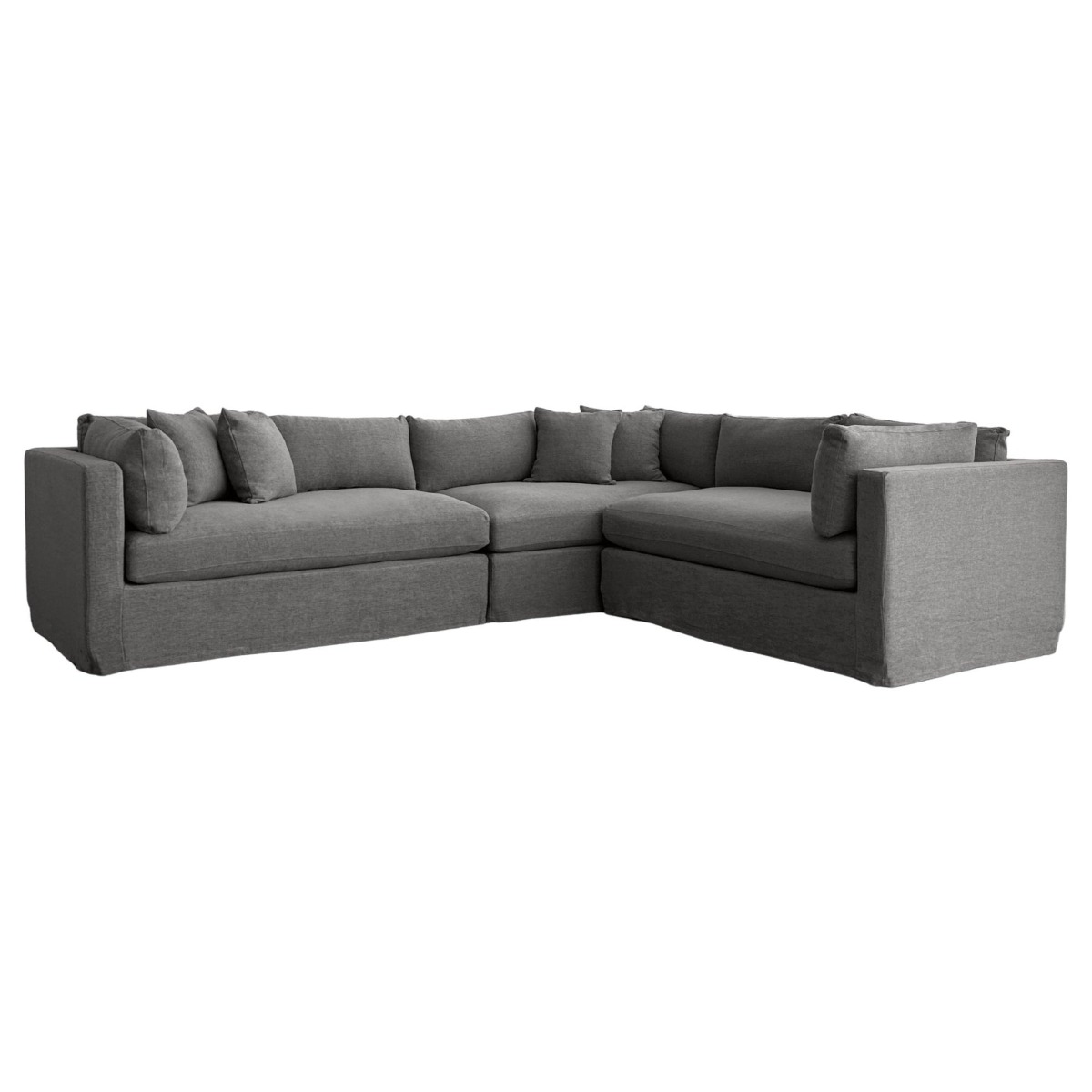 Marbella Modular Sofa Storm Left, W 300 D 250 H 85cm (RRP $6149) - Image 10