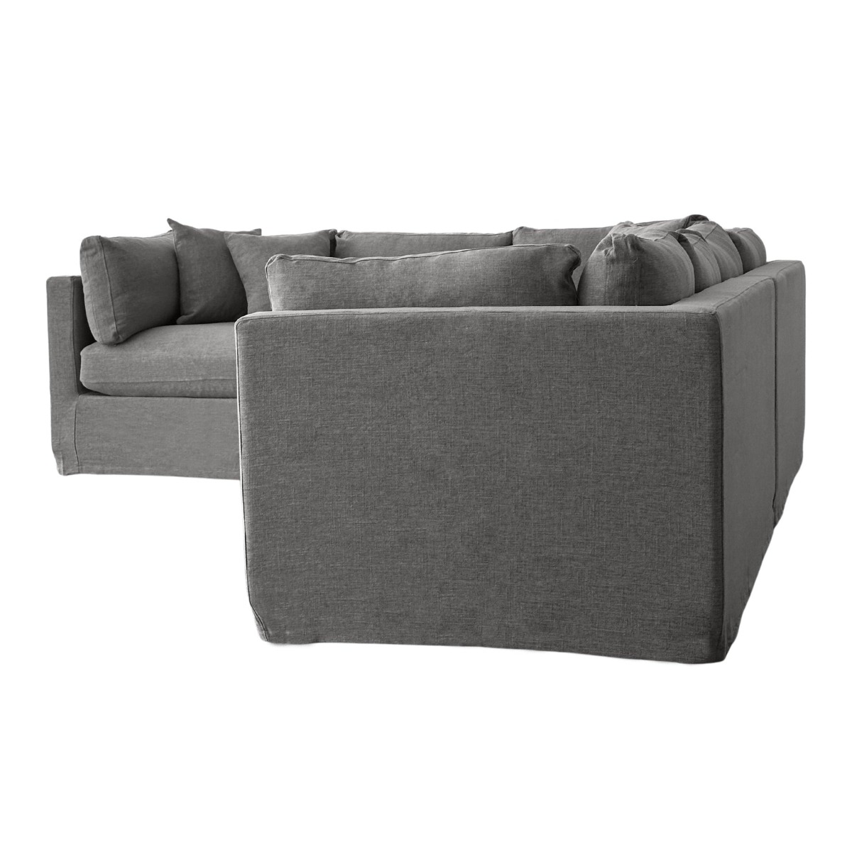 Marbella Modular Sofa Storm Right, W 300 D 250 H 85cm (RRP $6149) - Image 8