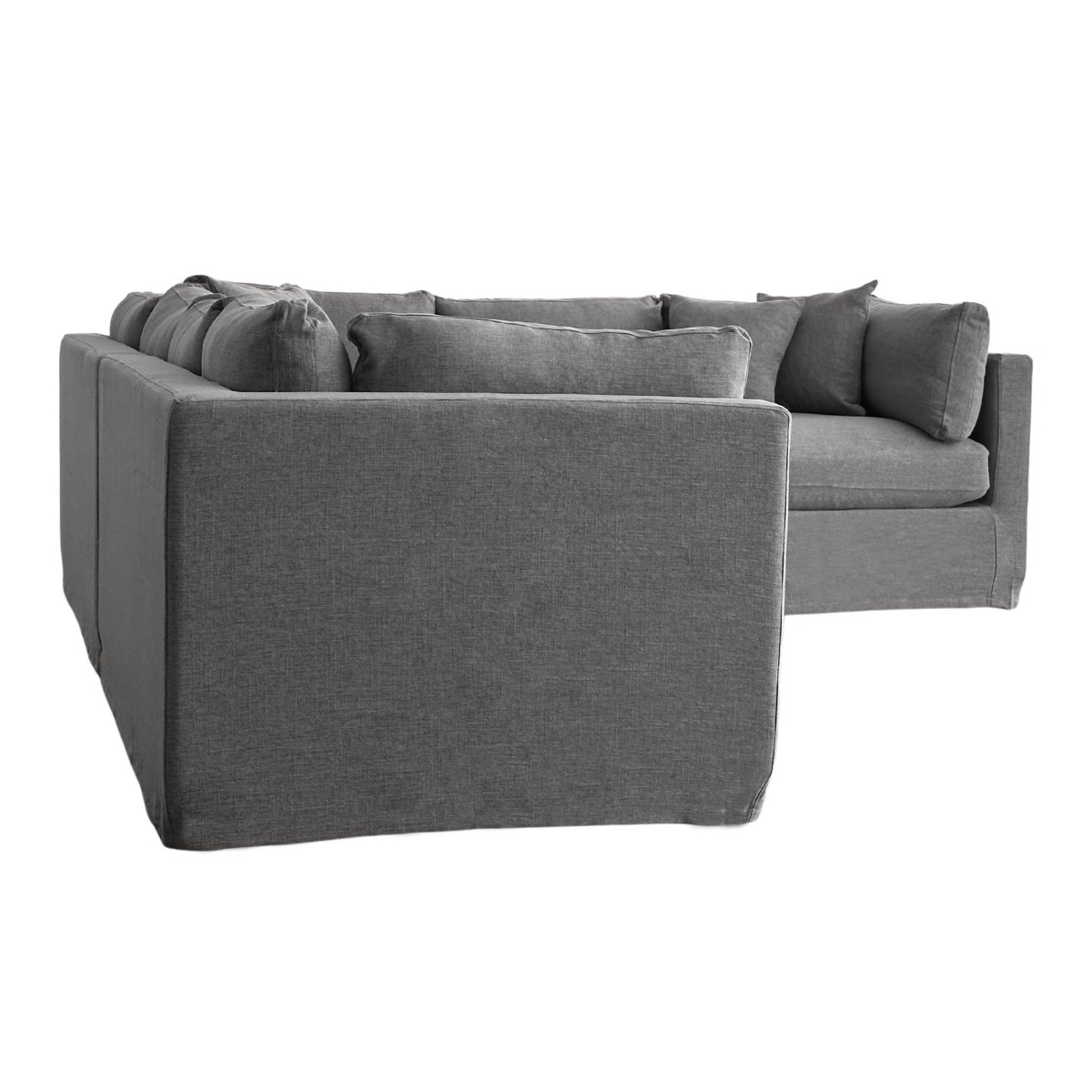 Marbella Modular Sofa Storm Left, W 300 D 250 H 85cm (RRP $6149) - Image 8