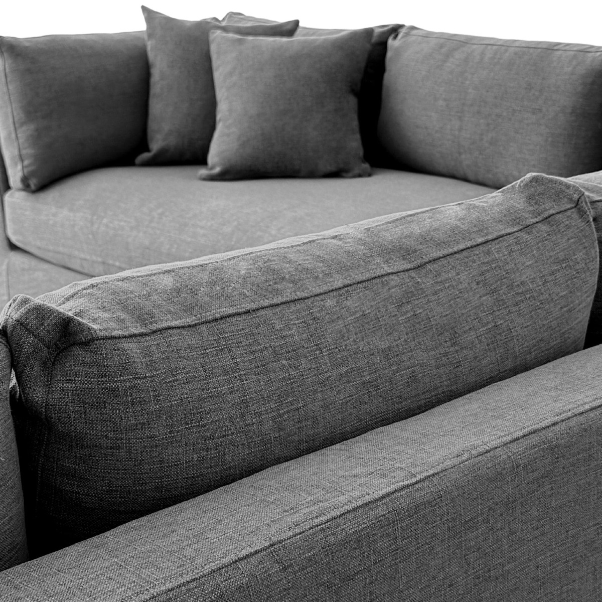 Marbella Modular Sofa Storm Left, W 300 D 250 H 85cm (RRP $6149) - Image 6