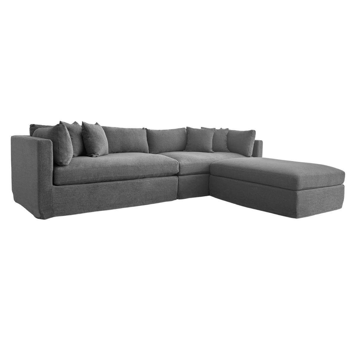 Marbella Reversible Chaise 4 Seater Sofa Storm, W 300 D 240 H 85cm (RRP $5699) - Image 7