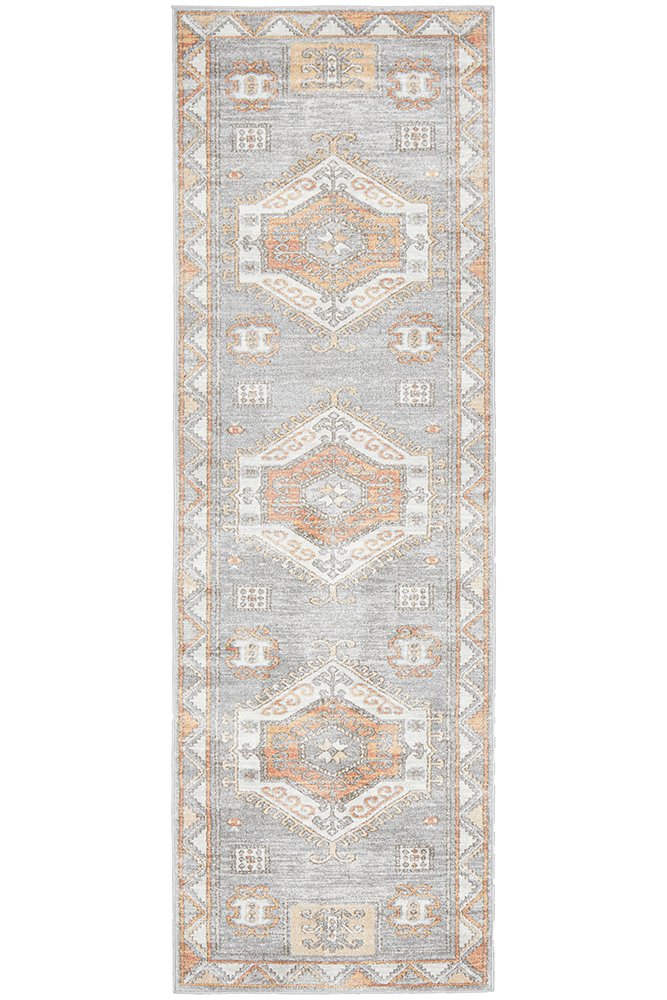 Mayfair Caitlen Hamptons Style Indoor Rug Grey Runner - Image 4