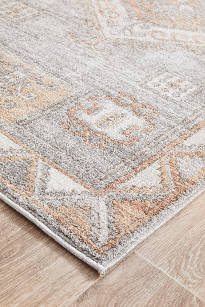 Mayfair Caitlen Hamptons Style Indoor Rug Grey Runner - Image 5