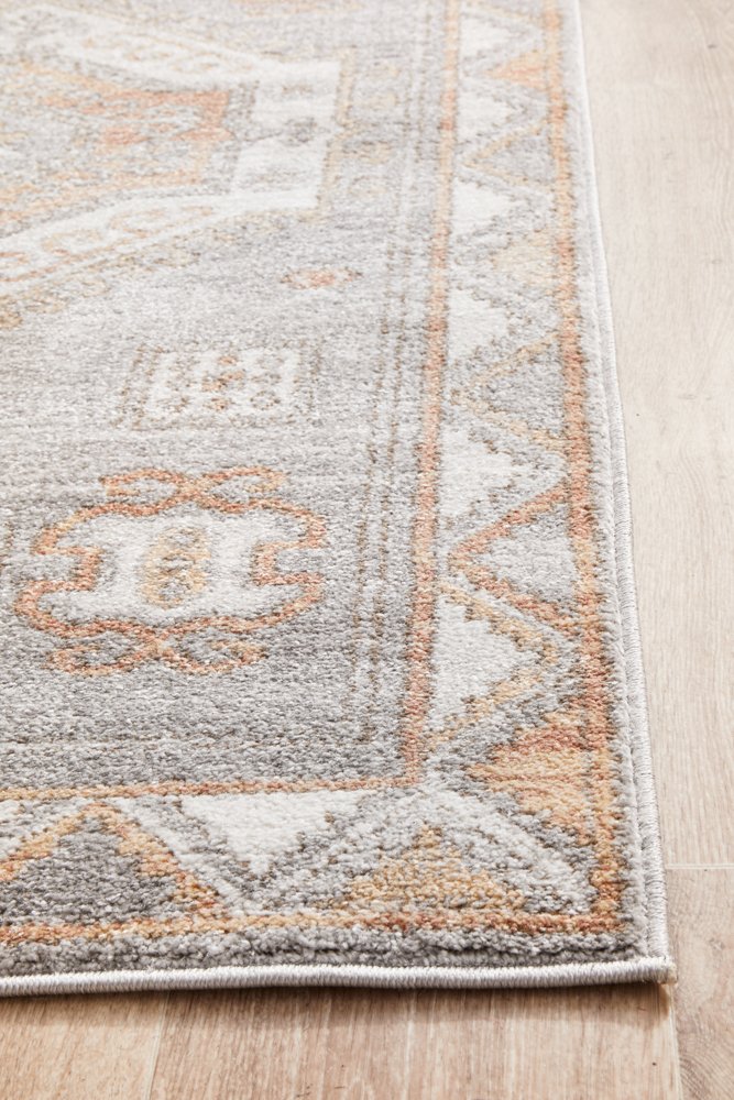 Mayfair Caitlen Hamptons Style Indoor Rug Grey Runner - Image 6